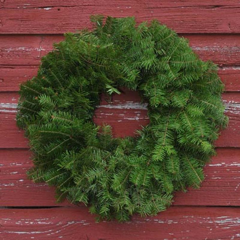 Undecorated Balsam Wreath - 18 inch